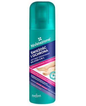 Farmona Nivelazione Świeżość i Ochrona Dezodorant aktywny do stóp 4w1, 180 ml