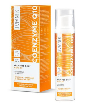 Vianek Hero Coenzyme Q10, Krem pod oczy z Q10 2%, 15 ml