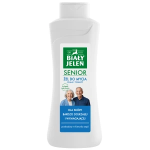 Biały Jeleń, żel do mycia ciała i twarzy Senior, 750 ml