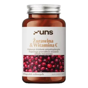 UNS Żurawina & Witamina C, kapsułki, 60 sztuk