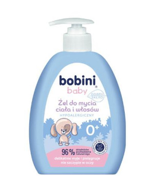 Bobini Baby Żel do mycia ciała i włosów, 300 ml