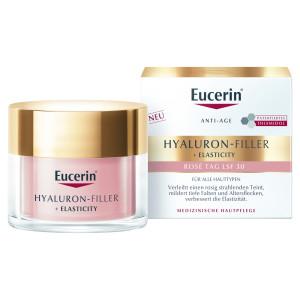 Eucerin Hyaluron-Filler + Elasticity Różany Krem anti-age na dzień SPF 30, 50 ml
