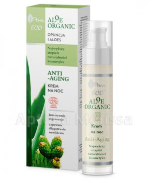 Ava Laboratorium ALOE ORGANIC ANTI-AGING Krem na noc - 50 ml