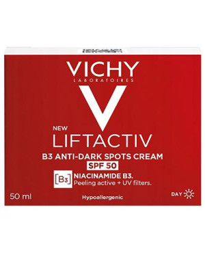 Vichy Liftactiv B3, krem redukujący przebarwienia, SPF 50, 50 ml