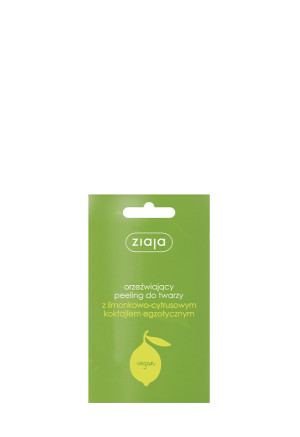 ZIAJA Orzeźwiający peeling do twarzy, 7 ml