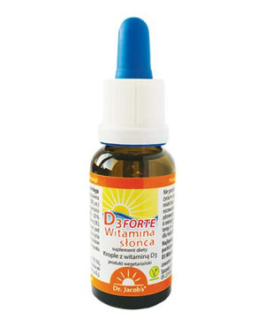 DR JACOBS D3 FORTE, witamina słońca, 20 ml
