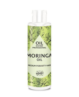 RONNEY Professional Oil System Olej MORINGA, Włosy średnioporowate 150 ml
