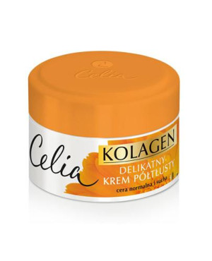 CELIA KOLAGEN Delikatny krem półtłusty z nagietkiem, 50 ml