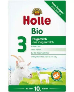 Holle BIO 3, Mleko kozie dla niemowląt od 10. miesiąca, 400 g
