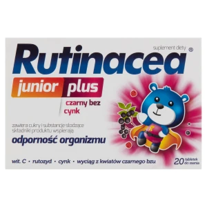 Rutinacea junior plus, tabletki do ssania, 20 sztuk