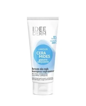 Idee Derm, Krem-kompres do rąk naprawczy ceramidowy, 75 ml