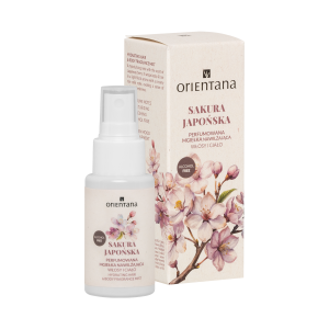 Orientana, Sakura Perfumowana Mgiełka nawilżająca włosy i ciało, 50 ml