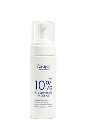 Ziaja, 10% D-panthenolu w piance, 150 ml