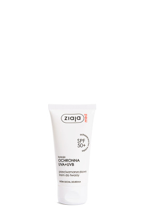 ZIAJA KURACJA OCHRONNA UVA + UVB Przeciwzmarszczkowy krem do twarzy SPF 50+ - 50 ml