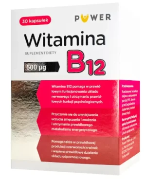 Puwer Witamina B12, kapsułki, 30 sztuk