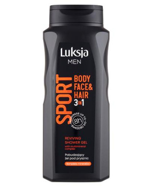 Luksja Men Sport Żel pod prysznic 3 w 1, 500 ml