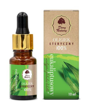 Dary Natury Olejek eteryczny eukaliptusowy 100 %, 10 ml