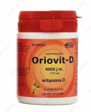 Orion Pharma Oriovit - D 4000 j.m., 100 tabl., cena, opinie, składniki