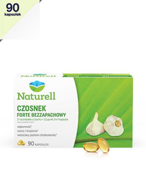 Naturell Czosnek forte bezzapachowy, kapsułki, 90 sztuk