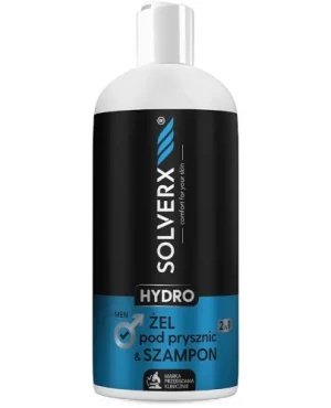 Solverx Hydro For Men żel pod prysznic i szampon 2w1 400 ml