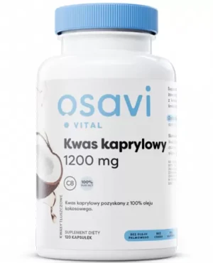 Osavi Kwas kaprylowy 1200 mg 60 kapsułek