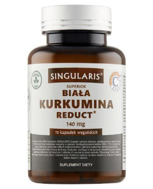 Singularis Biała kurkumina reduct 140 mg, 70 kapsułek wegańskich