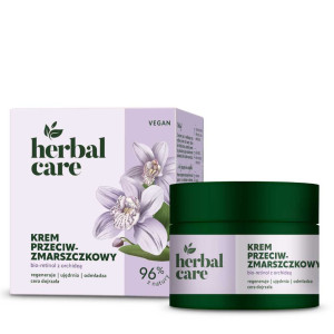 Herbal Care Przeciwzmarszczkowy krem bioi-retinol z orchideą, 50 ml