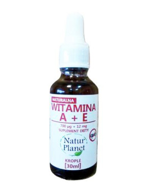 NATUR PLANET Naturalna witamina A+E - 30 ml