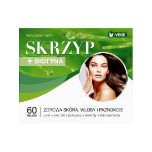 Skrzyp + Biotyna, tabletki, 60 sztuk