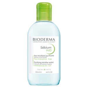 Bioderma Sebium H2O Antybakteryjny płyn micelarny do twarzy, skóra tłusta, skłonna do trądziku, 250 ml