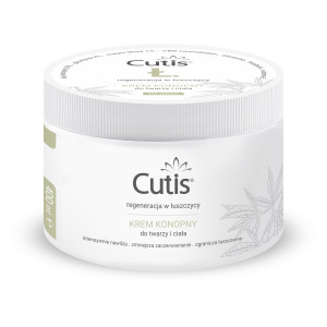 Cutis Ł Łuszczyca, krem konopny 20% + CBD, 400 ml