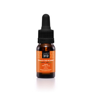 Labs212 Vitamin D3+K2MK7 Liquid, 10 ml
