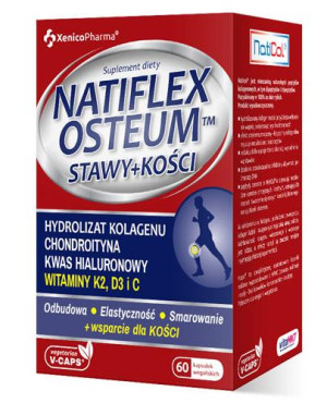 Xenico, Natiflex Osteum Stawy + Kości, kapsułki, 60 sztuk