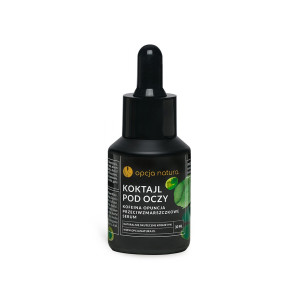 Opcja Natura, przeciwzmarszczkowy koktajl pod oczy kofeina i opuncja, 30 ml