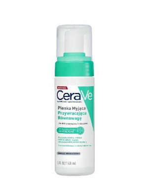 Cerave, Pianka myjąca przywracająca równowagę, 148 ml