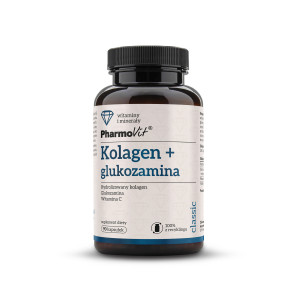Pharmovit Kolagen + glukozamina, kapsułki, 90 sztuk