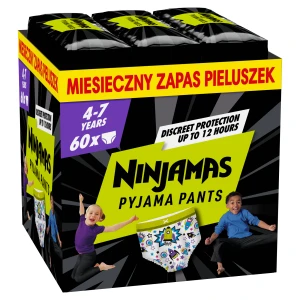 Pampers Ninjamas Chłopiec Pieluchomajtki 4-7 lat, 60 sztuk