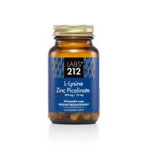 Labs212 L-Lysine Zinc Picolinate, kapsułki, 45 sztuk