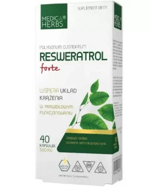 Medica Herbs Resweratrol Forte 40 kapsułek