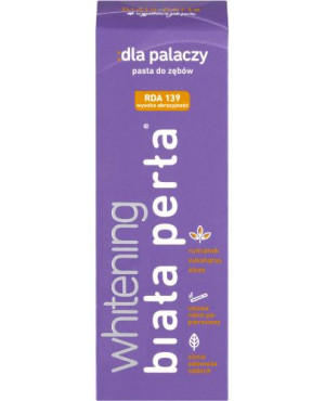 BIAŁA PERŁA dla palaczy pasta do zębów 75 ml