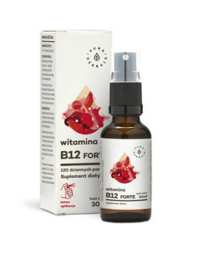 AURA HERBALS Witamina B12 FORTE - 30 ml - cena, dawkowanie, opinie