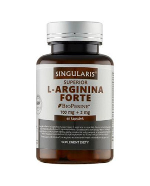 Singularis Superior L-arginina Forte 700 mg + 2 mg - 60 kaps
