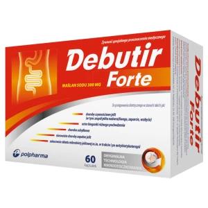 Debutir Forte, kapsułki twarde, 60 sztuk