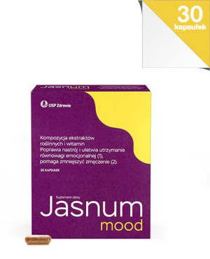 Jasnum mood - 30 kaps. - cena, opinie, składniki