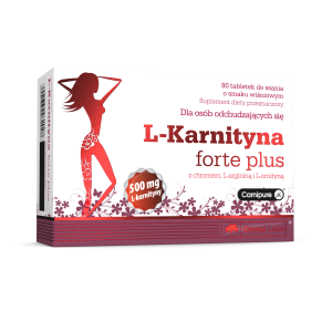 Olimp, L-karnityna Forte Plus, tabletki, 80 sztuk