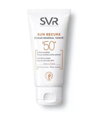 SVR SUN SECURE ECRAN MINERAL TEINTE SPF50+ Krem mineralny barwiony do skóry normalnej i mieszanej - 60 ml