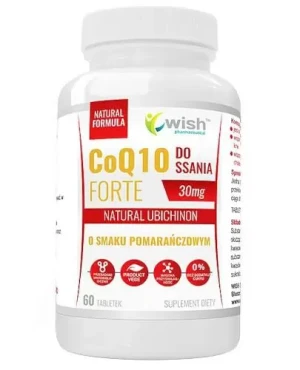 Wish CoQ10 Forte 30 mg (koenzym Q10) 60 tabletek do ssania