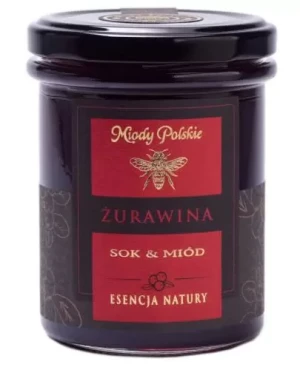 Miody Polskie Sok & Miód Żurawina 250 g