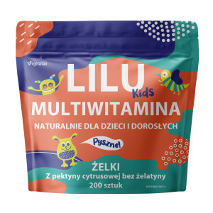 Lilu Kids Multiwitamina Żelki dla dzieci i dorosłych, 200 sztuk