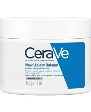 CeraVe, Nawilżający balsam do skóry suchej i bardzo suchej, 340 g